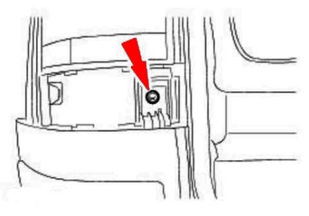 diagram of rear bumper Ford Galaxy (2000-2006)